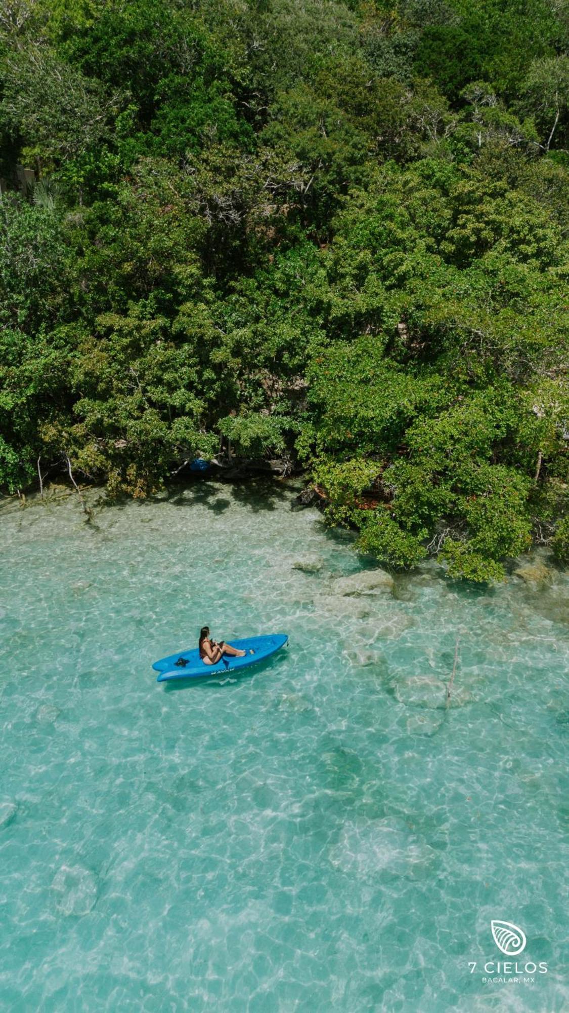 7 Cielos Bacalar. Eksteriør bilde
